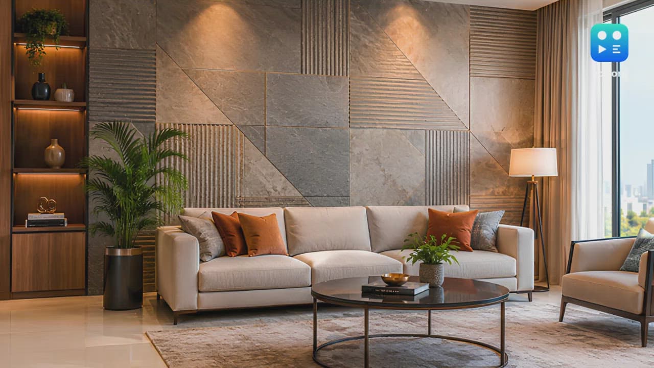 Living Room Wall Tile Ideas: Creating a Feature Wall Statement