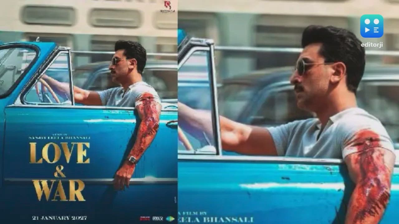 Ranbir Kapoor's first look from 'Love and War' unveiled; film to release in 2027
