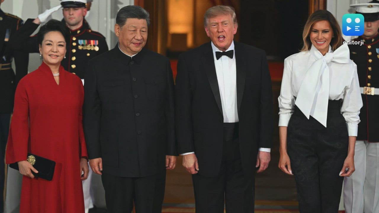 Trump hosts Xi Jinping for state dinner as pomp masks tensions