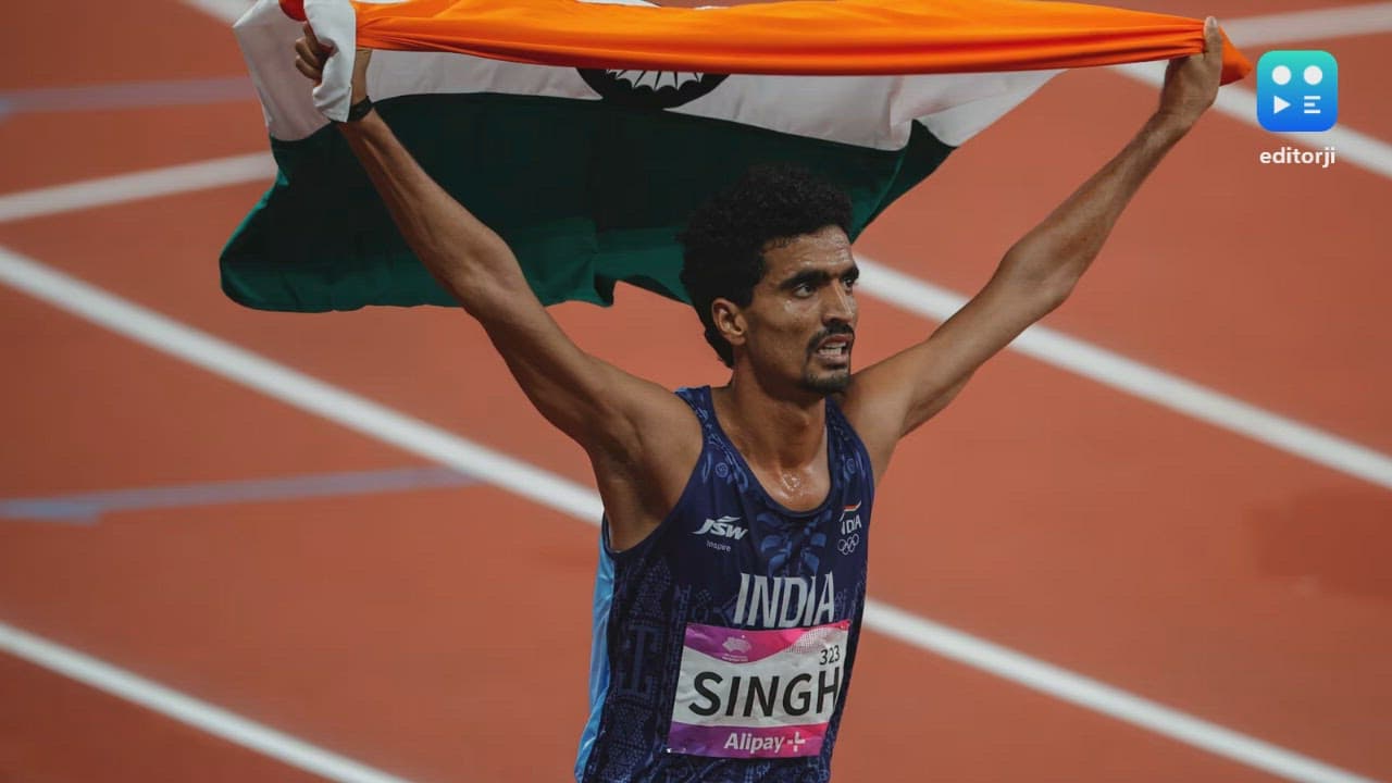 Gulveer Singh wins 5000m bronze, becomes first Indian man to win three individual medals at Asian Games