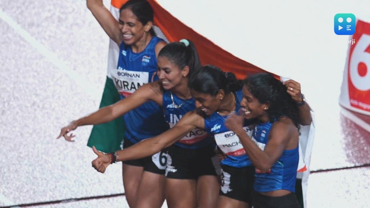 India win first athletics gold at Asian Games 2026 as women's 4x400m relay team triumphs