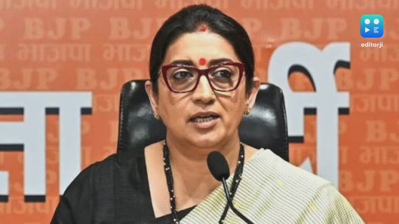 Smriti Irani targets Congress over ECI remarks, questions opposition's stand on voter list revision