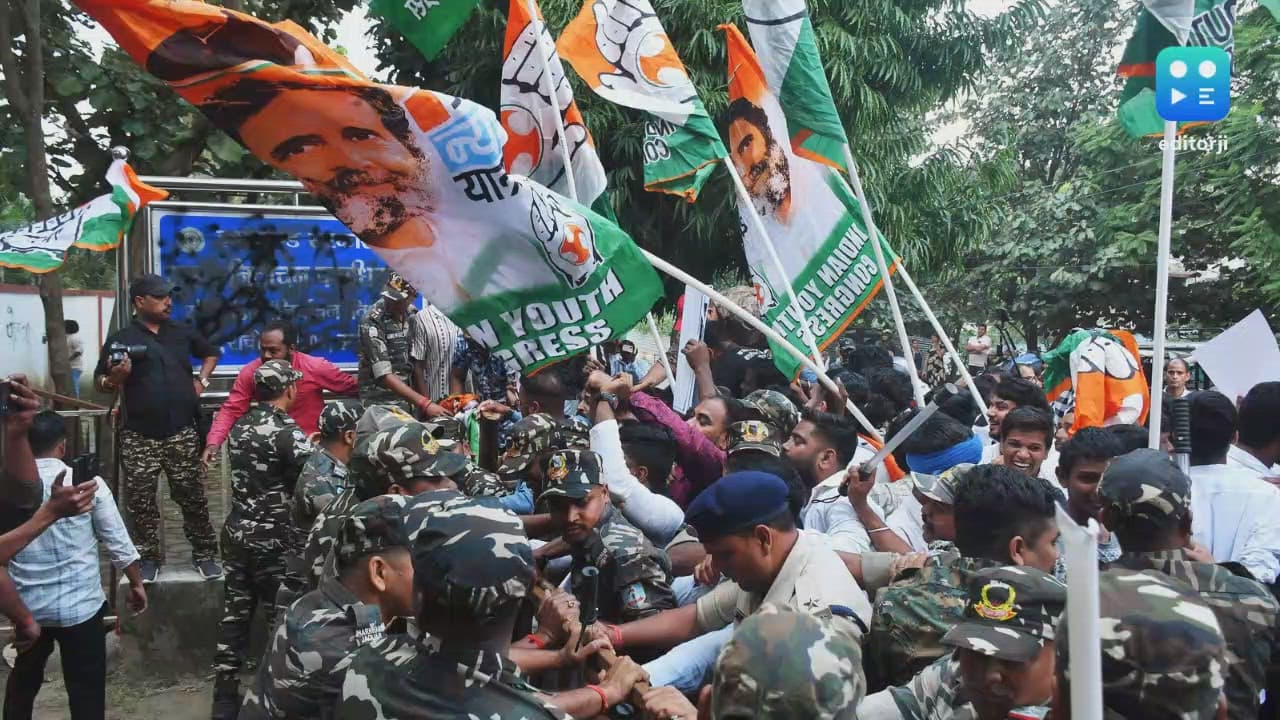 Delhi Police detain Youth Congress, NSUI leaders amid protest over CEC Gyanesh Kumar