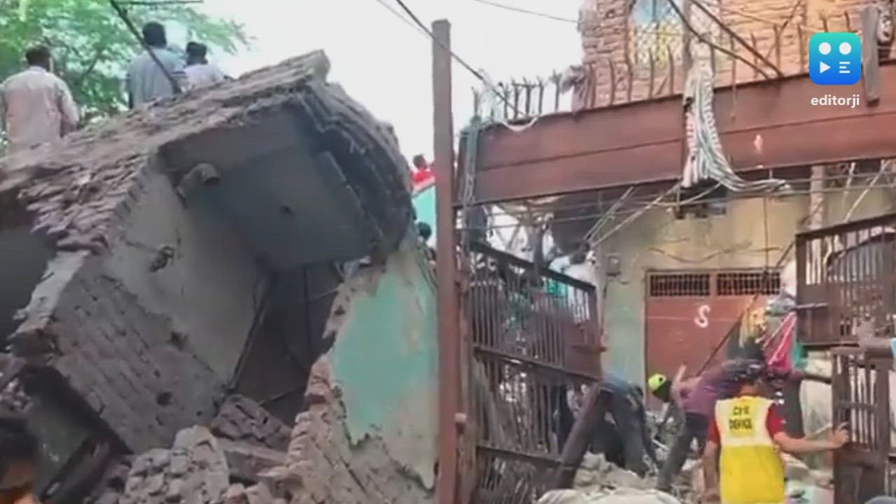 Delhi residential building collapses in New Seemapuri, no casualties reported