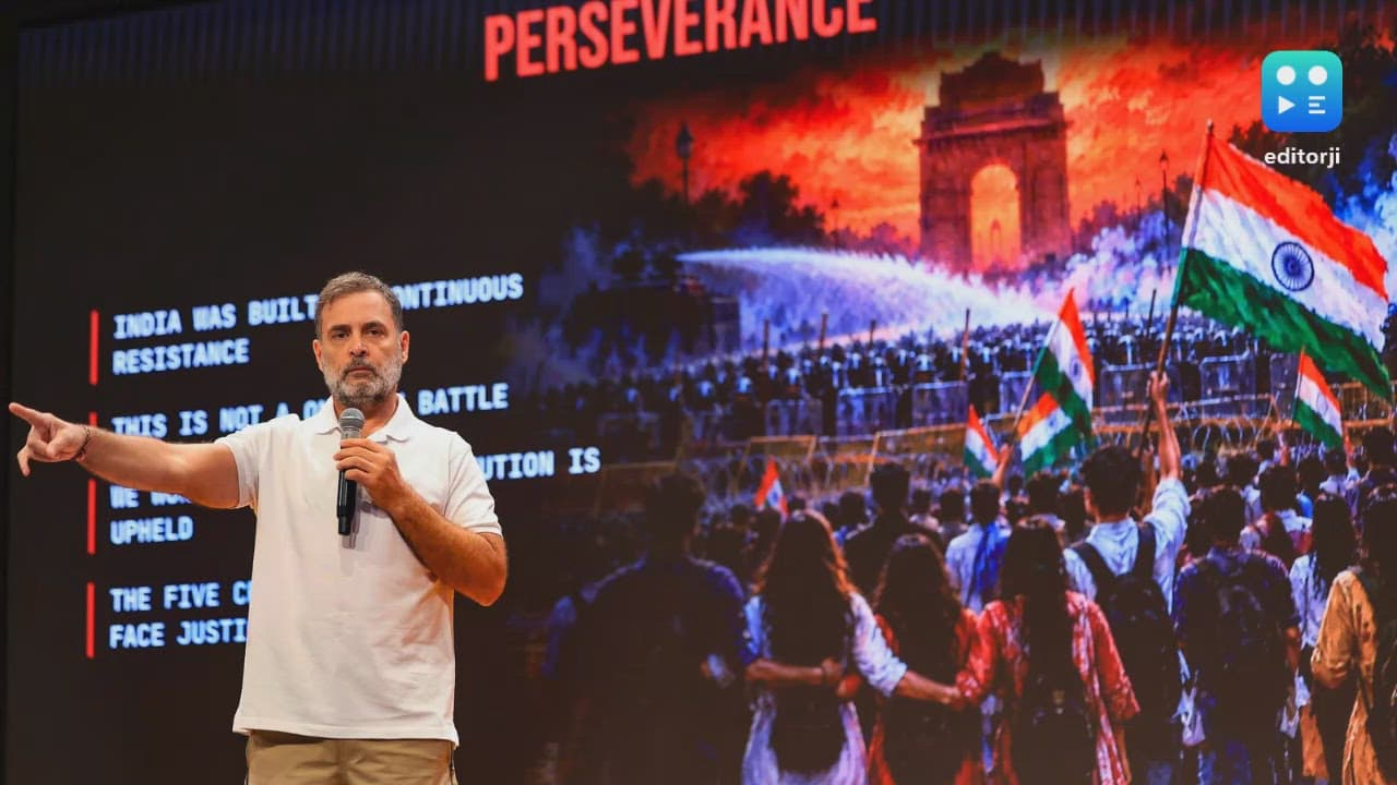 Rahul Gandhi Leads INDIA Bloc March to Supreme Court Over SIR, Seeks Action Against CEC