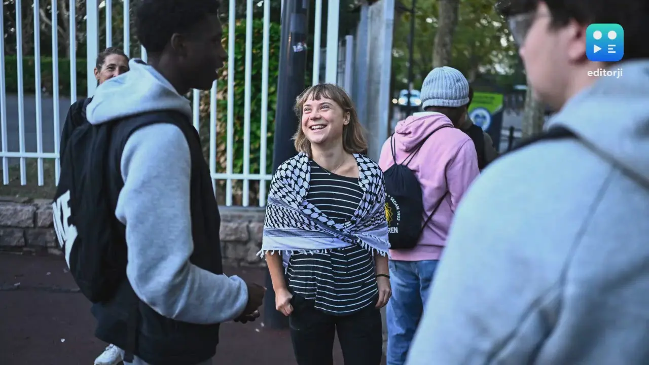 'We're not giving up': Activist Thunberg joins France student protests