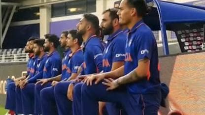 T20 World Cup 2021: Team India takes the knee and leaves the internet divided