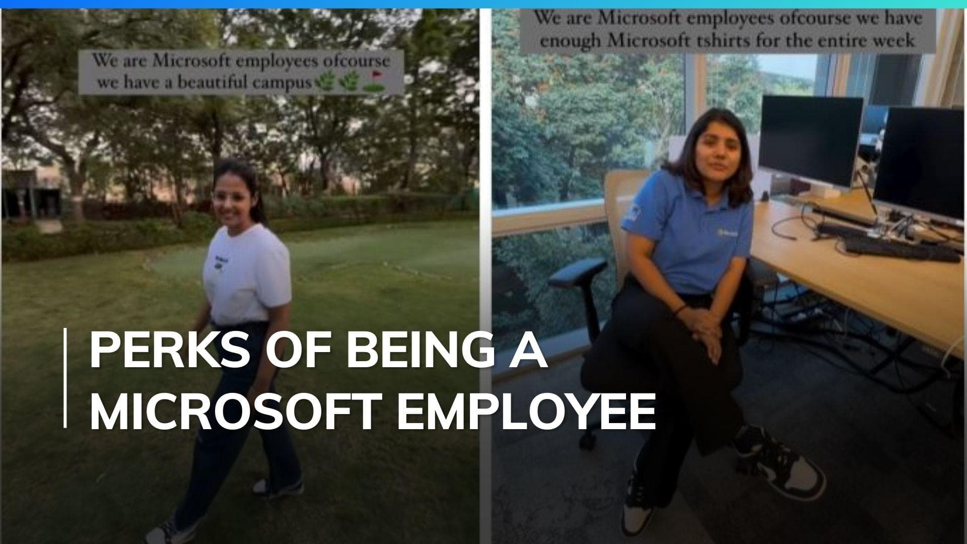 Employees' reel on nap rooms, free food & others inside Microsoft's office goes viral
