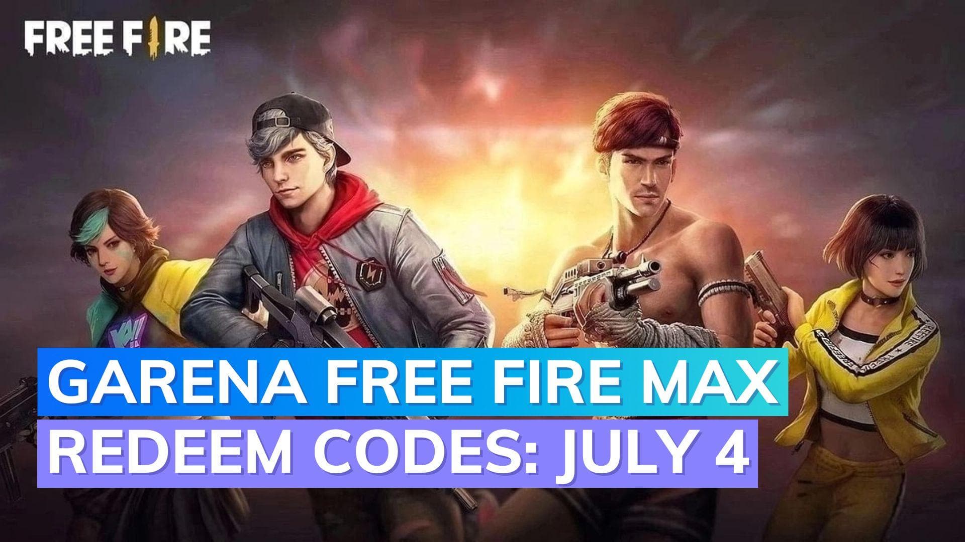 Garena Free Fire Max redeem codes Today 4 July 2023: Unlock incredible rewards!