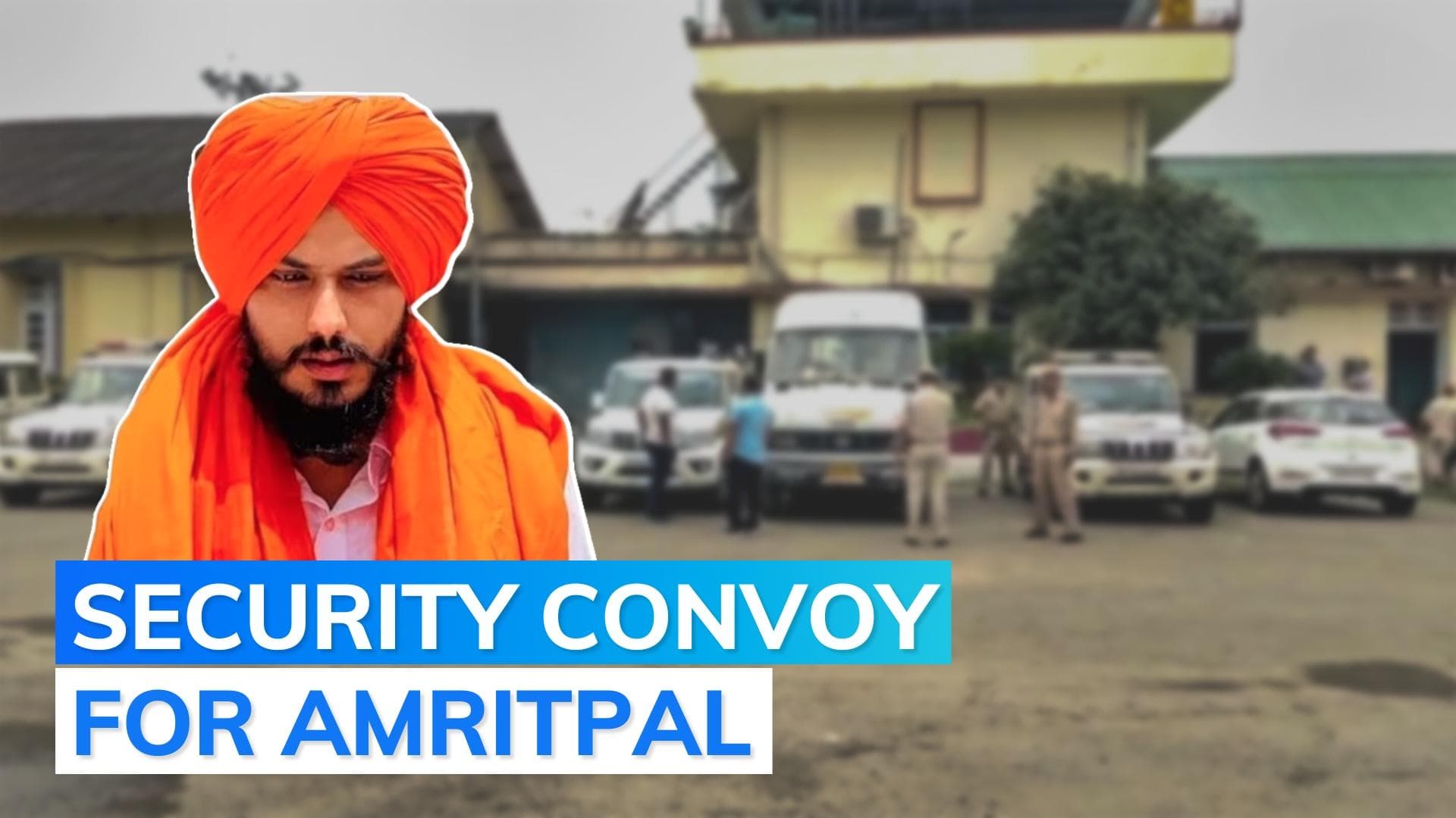 Watch: Amritpal Singh being taken to Assam's Dibrugarh jail amid tight security