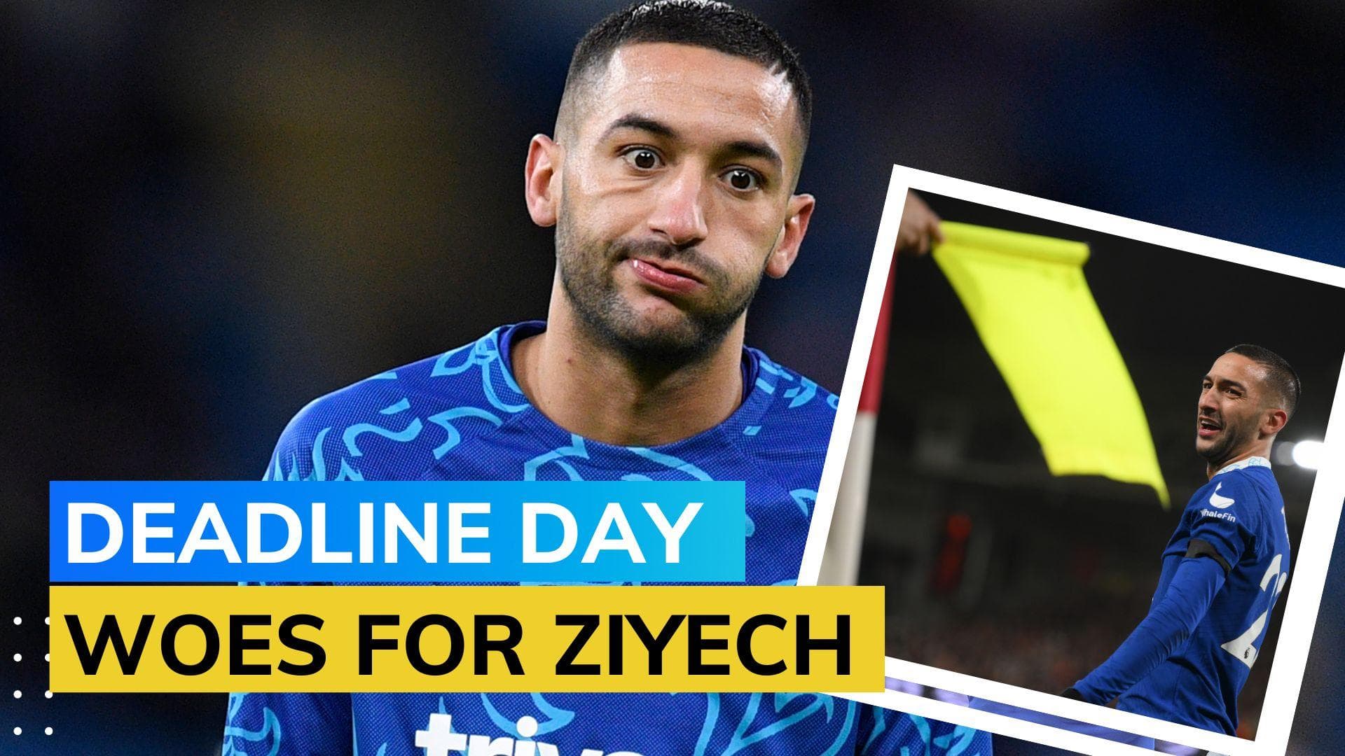 Hakim Ziyech's deal to PSG collapses on Deadline day
