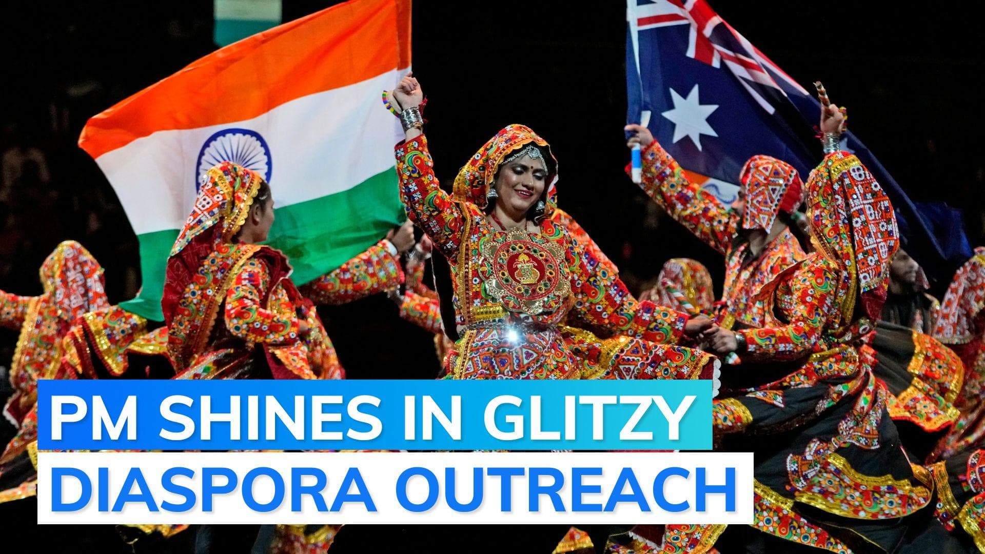 Song and dance greet PM Narendra Modi at diaspora gala in Sydney | Watch