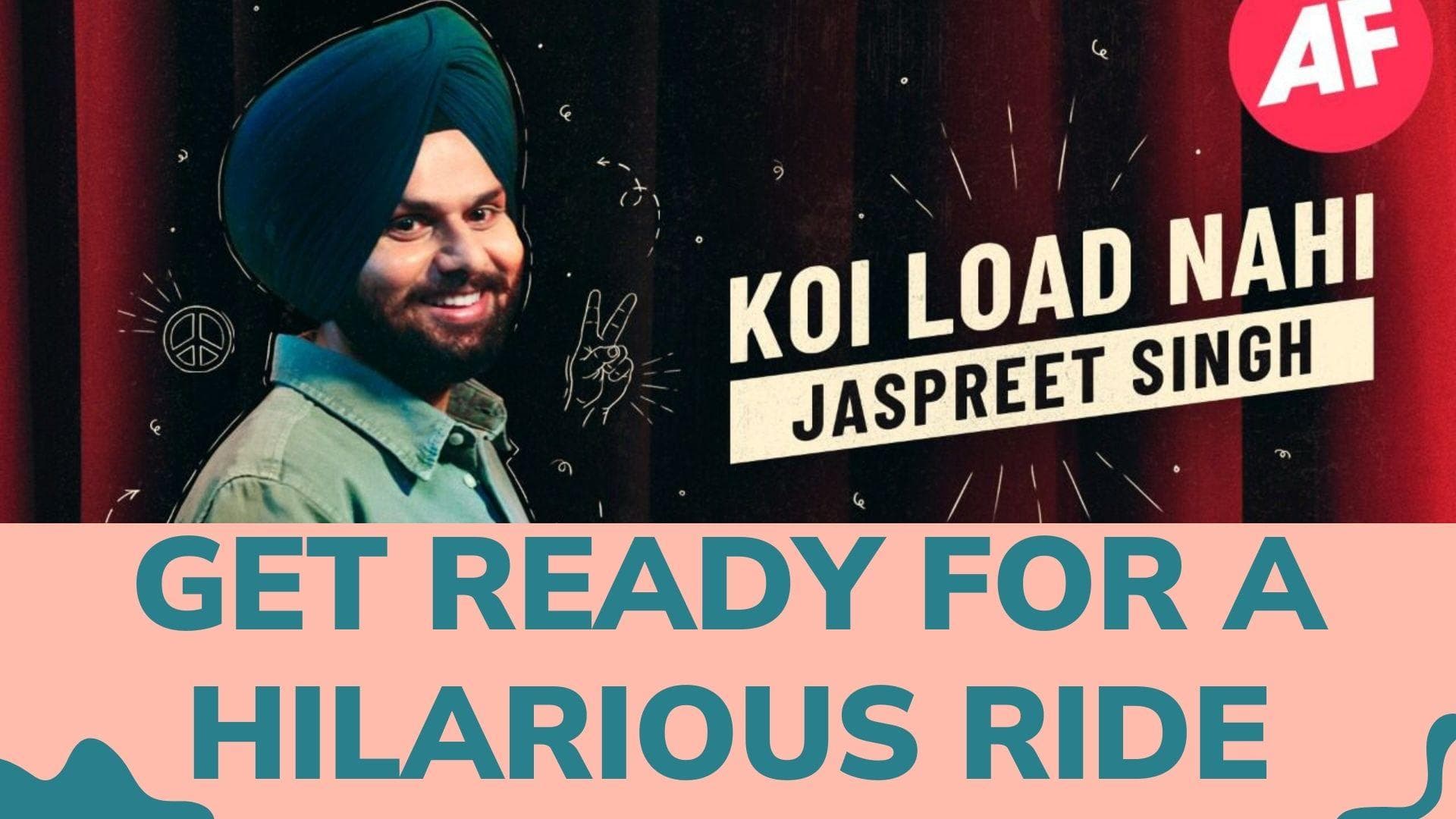 Prime Video announces new stand-up special 'Koi Load Nahi' featuring Comedian Jaspreet Singh