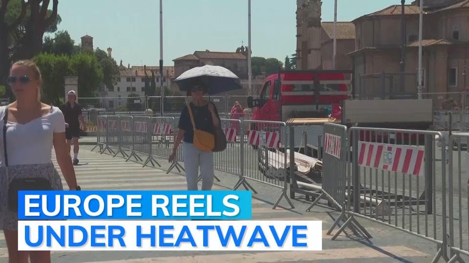 Heatwave across Europe: Rivers dry in Italy, France bans outdoor events