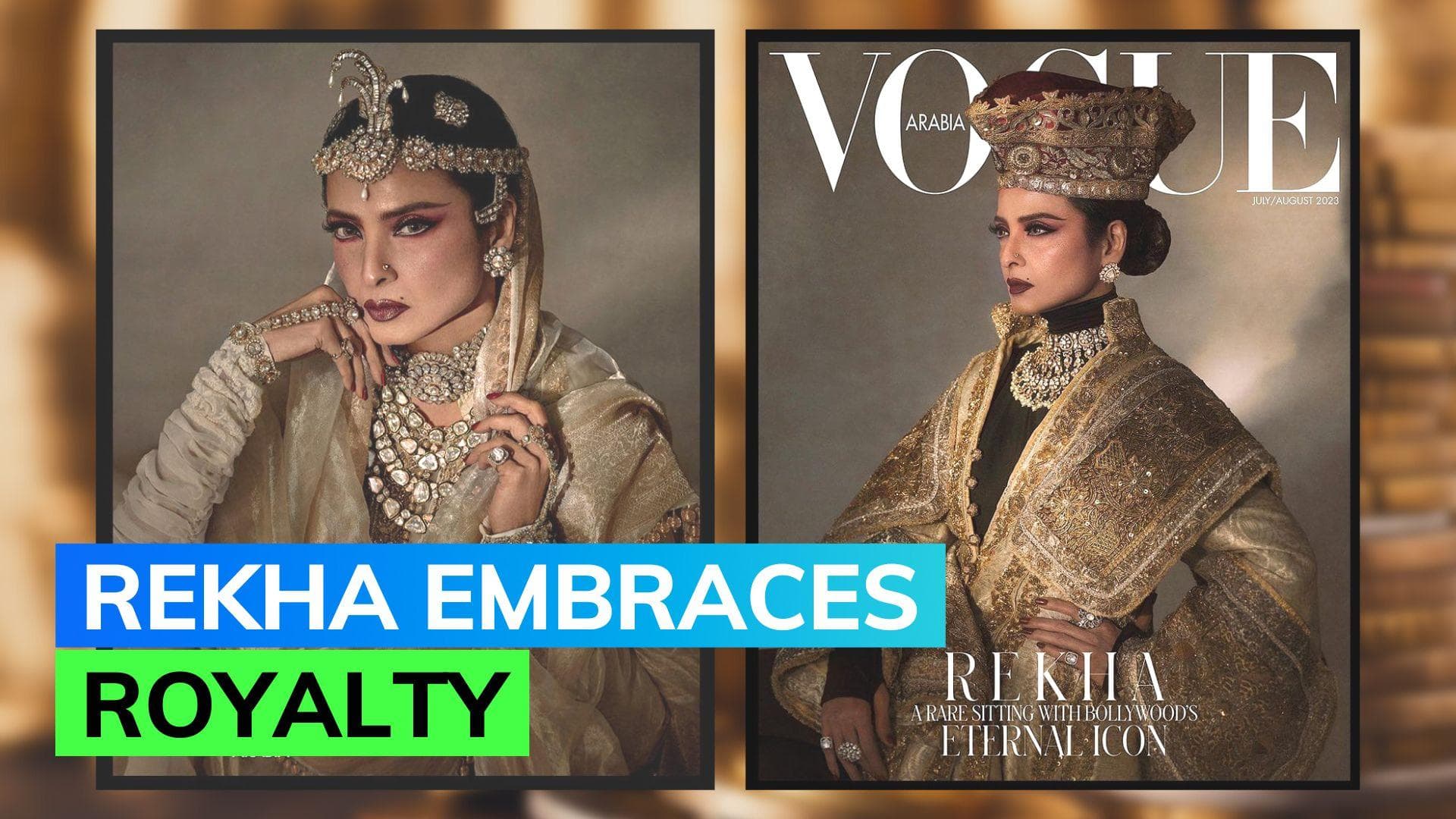 Was Rekha's outfit on Vogue cover originally designed for Karan Johar's Takht? Here's what we know