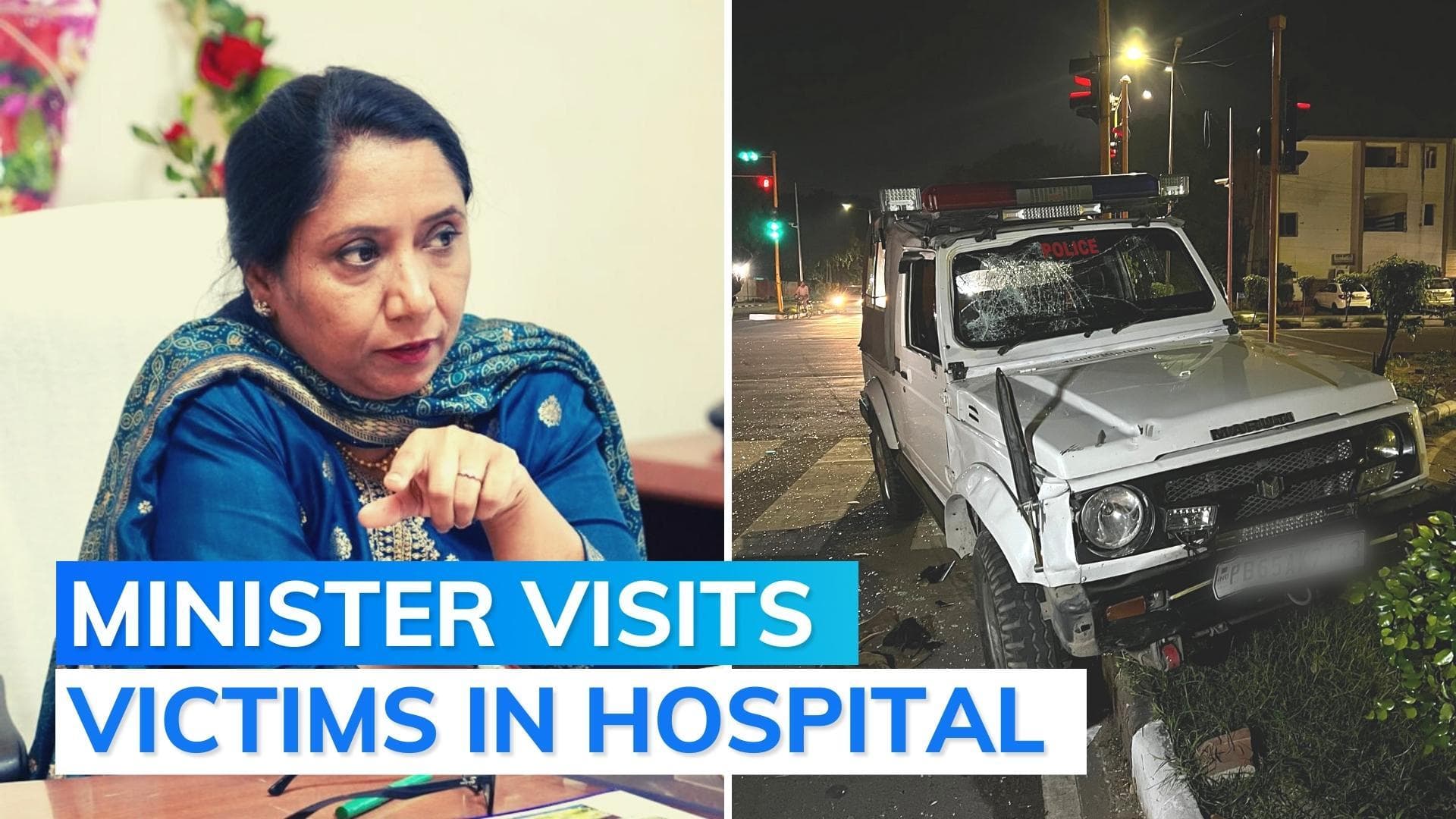 Punjab minister's convoy car hits bikers, taken to hospital. Watch what AAP's Baljit Kaur said