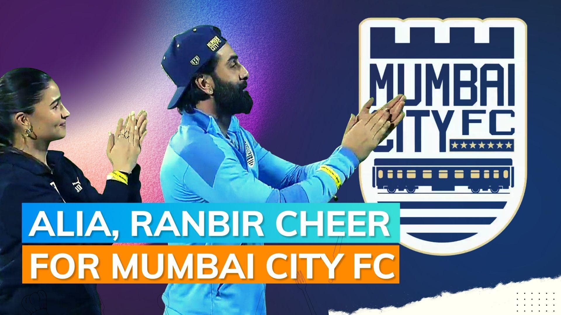 Ranbir Kapoor and Alia Bhatt attend ISL match between Mumbai City FC and Kerala Blasters FC. See pics