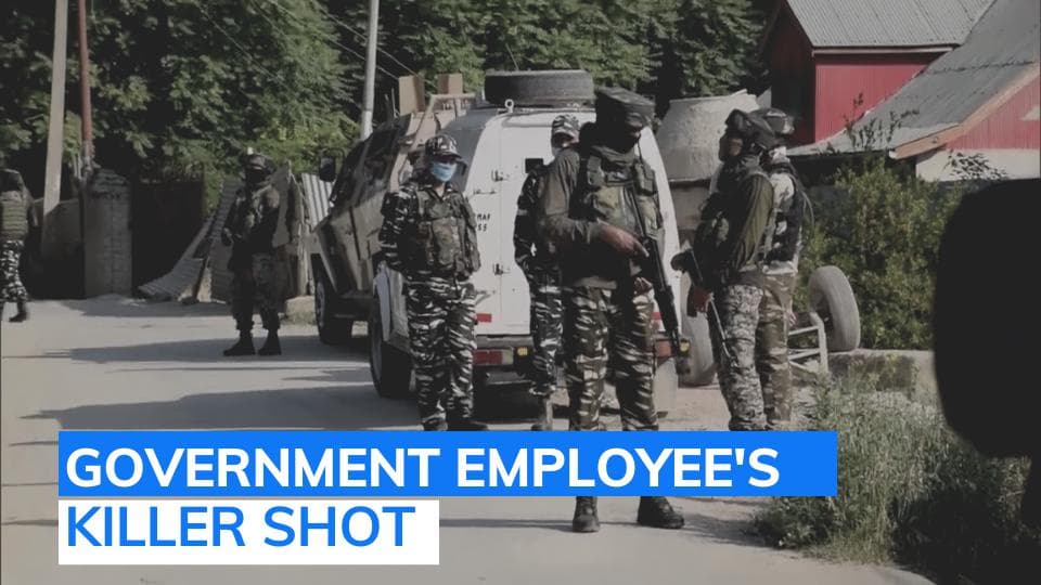 Militant who shot bank manager among two killed in encounter in J&K