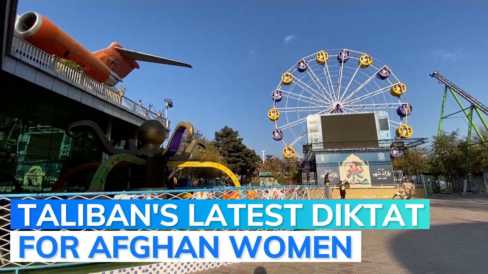 Taliban blames rules' violation for banning women from public places