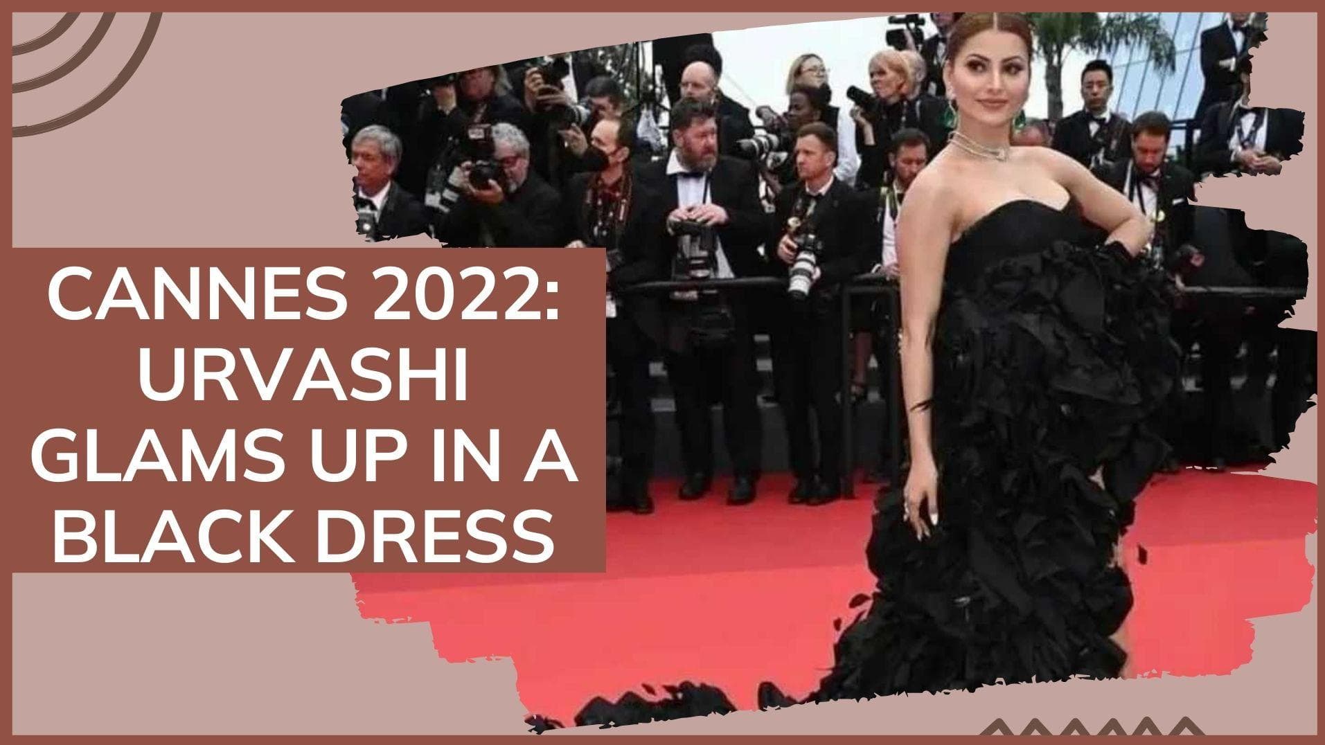 Cannes 2022: Urvashi Rautela looks ethereal in a stunning black gown  