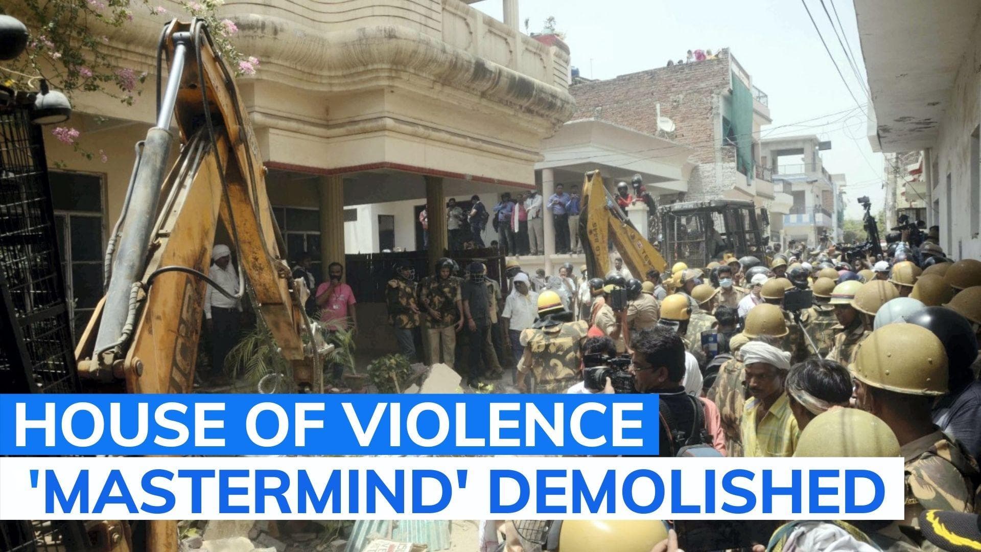 Now, bulldozers at work in UP's Prayagraj; house of local politician Javed Mohammed razed