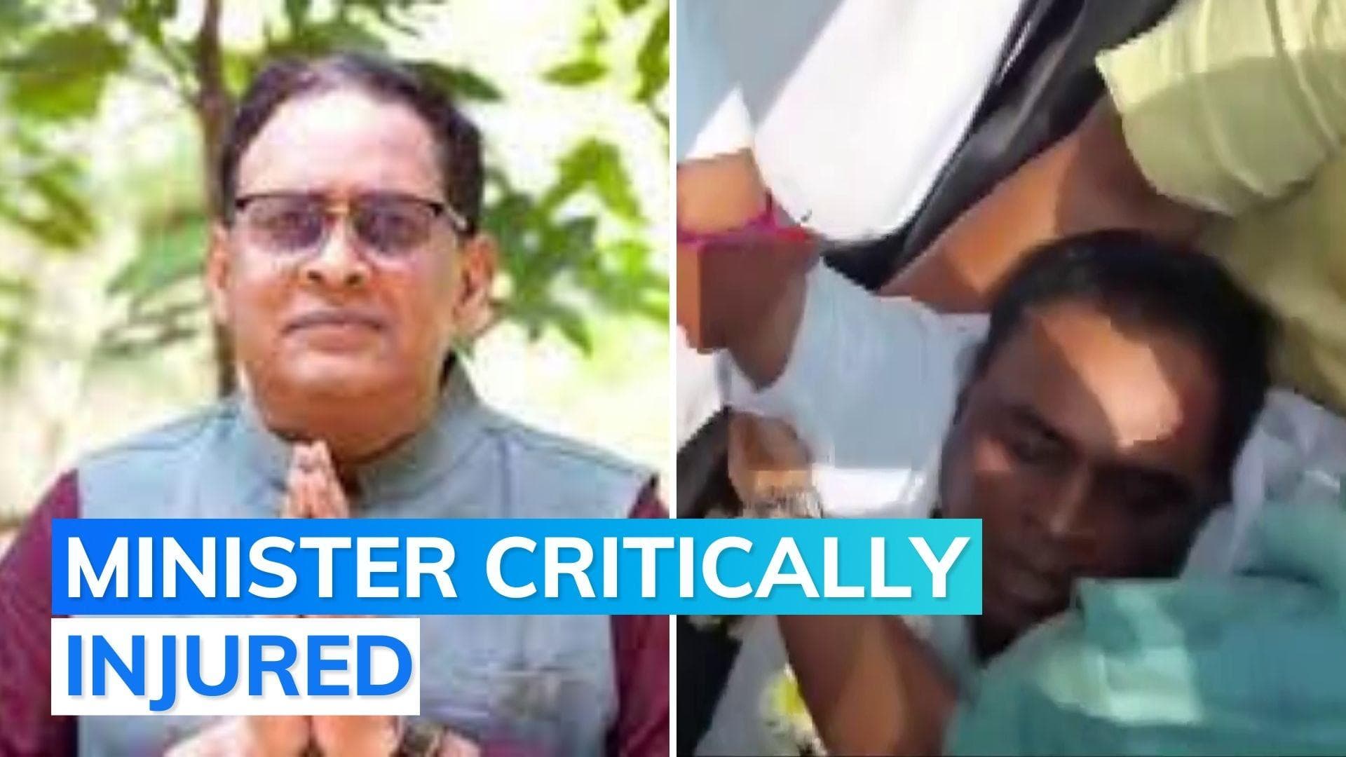 Watch: video shows the moment Odisha health minister was shot