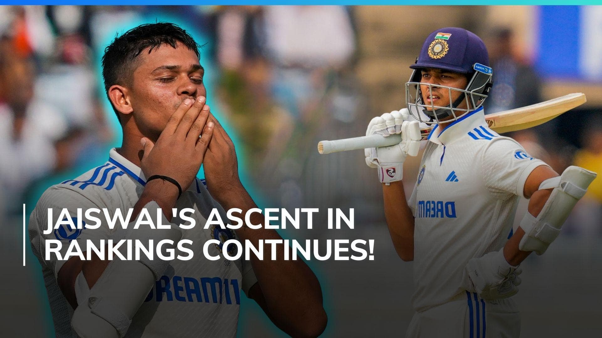 Yashasvi Jaiswal enters Top 10 of ICC Test batting rankings following stellar series against England