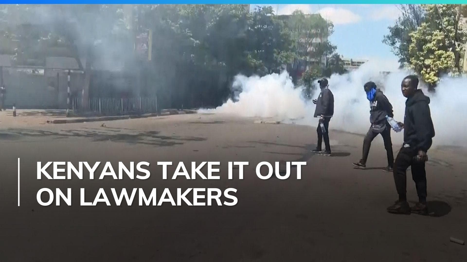 Kenya on boil over new tax proposals, part of parliament building set afire 