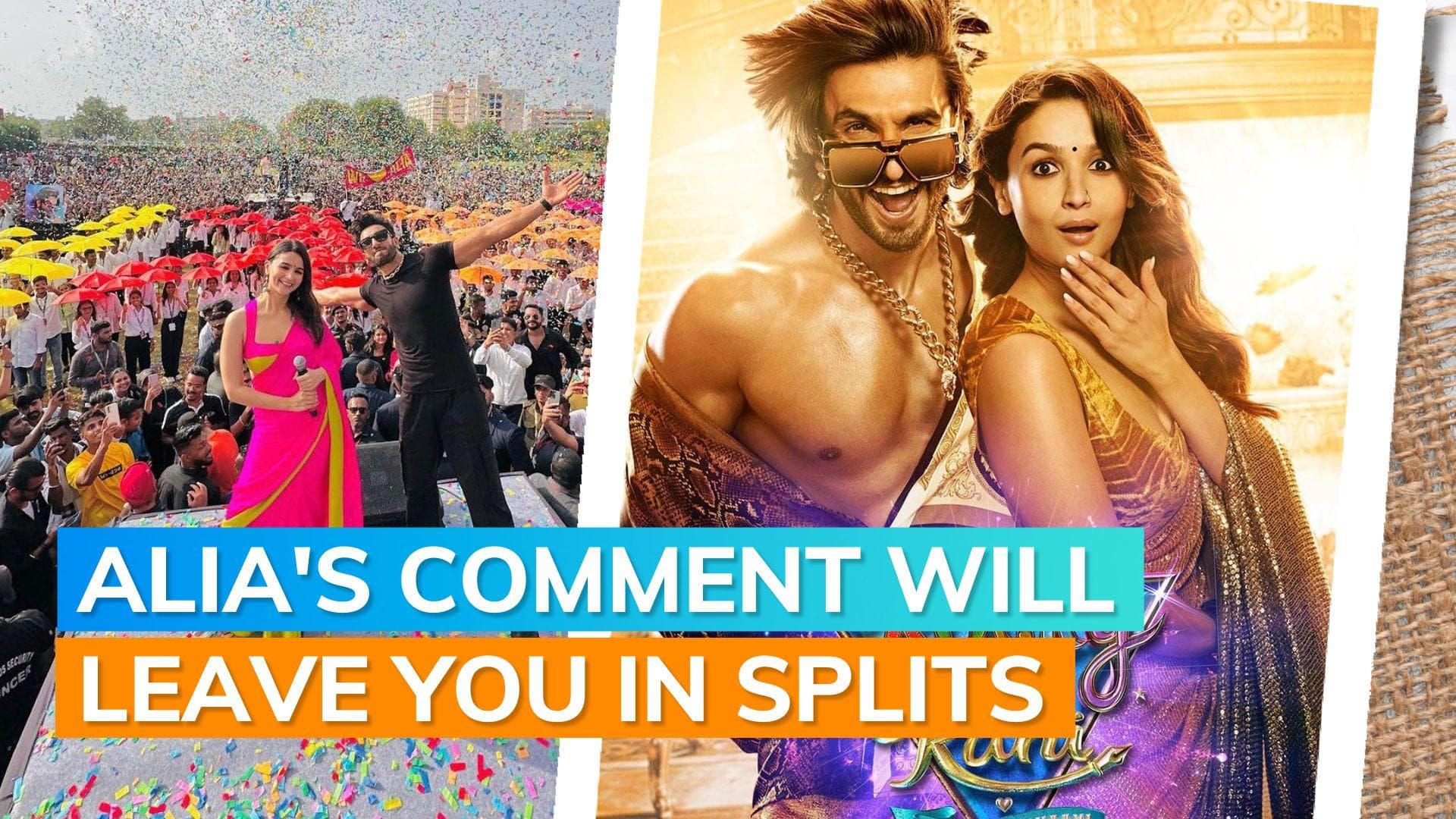 'Rocky Aur Rani Kii Prem Kahaani': Alia Bhatt's reaction when Ranveer Singh described his character Rocky