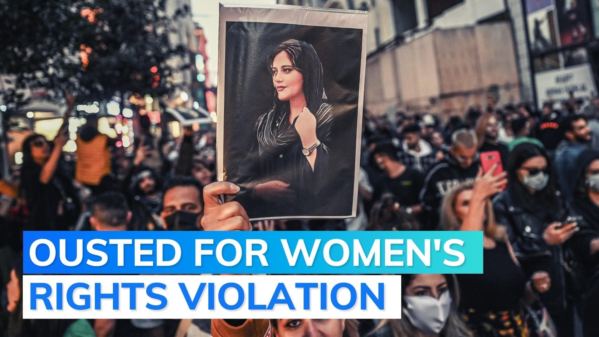 Iran removed from UN women's body over suppression of rights 