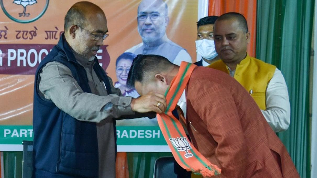 Manipur Election 2022: BJP gets star power as famous actor & 40 others join party