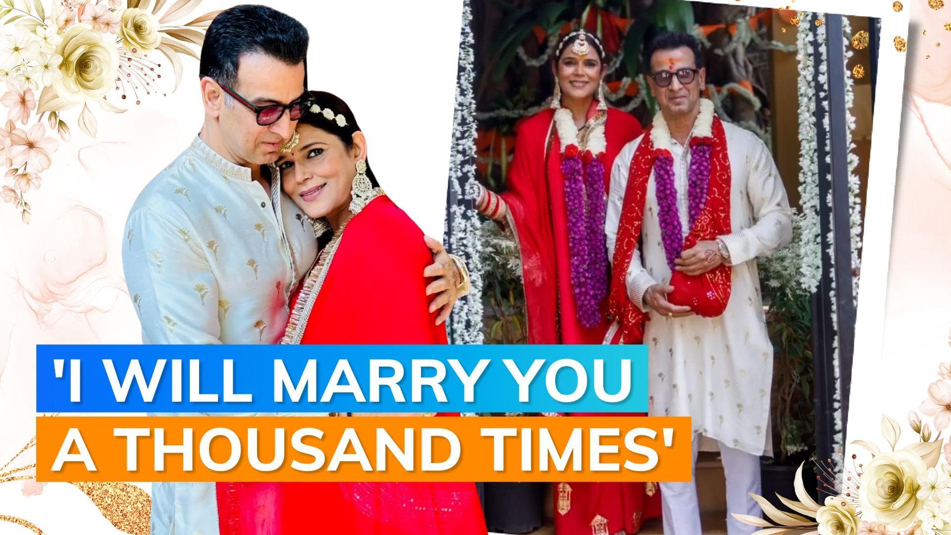 Ronit Roy marries wife Neelam again at 58: Watch