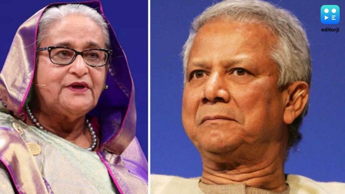 Sheikh Hasina labels Bangladesh's interim leader as 'Mobster'