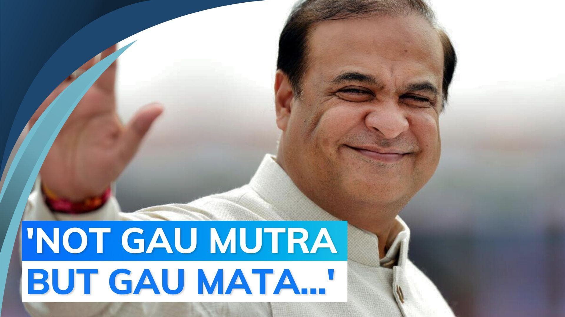'Calling India Gau Mata country matter of pride': Assam CM Himanta Biswa Sarma