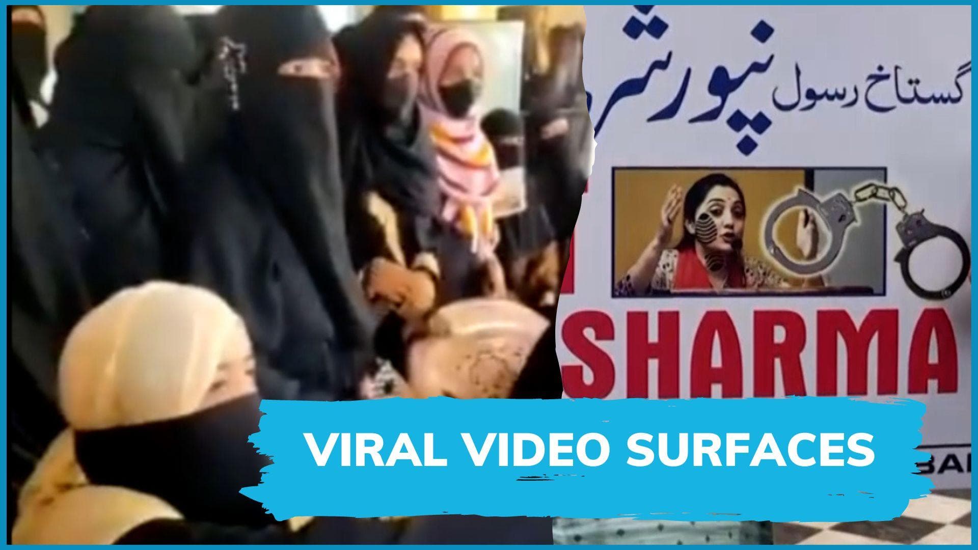 Video of Muslim women urging Mumbai police to arrest Nupur Sharma goes viral