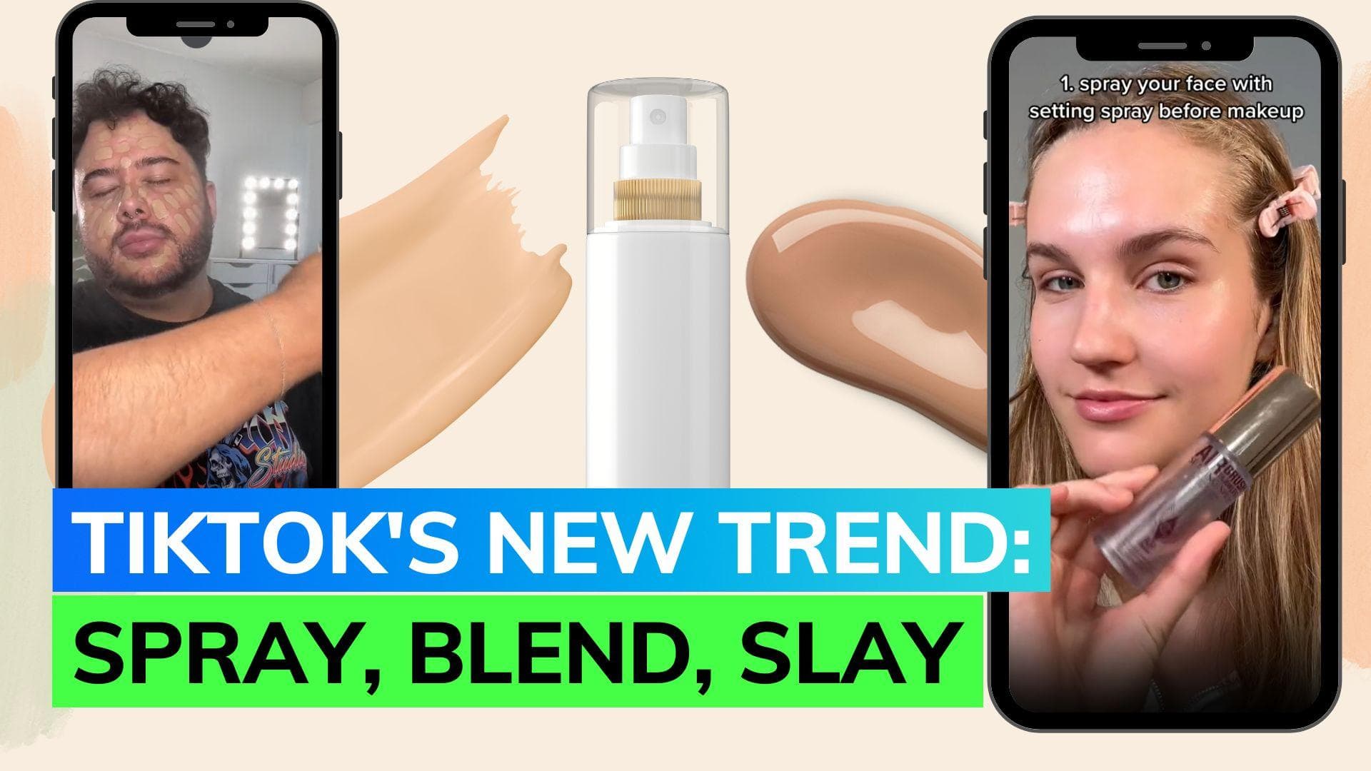 TikTok beauty trend: Does using setting spray before blending makeup make a difference? Find out! 