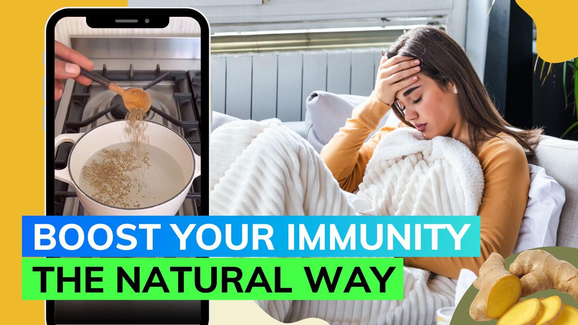 This season fight cold and cough with a healing herbal drink