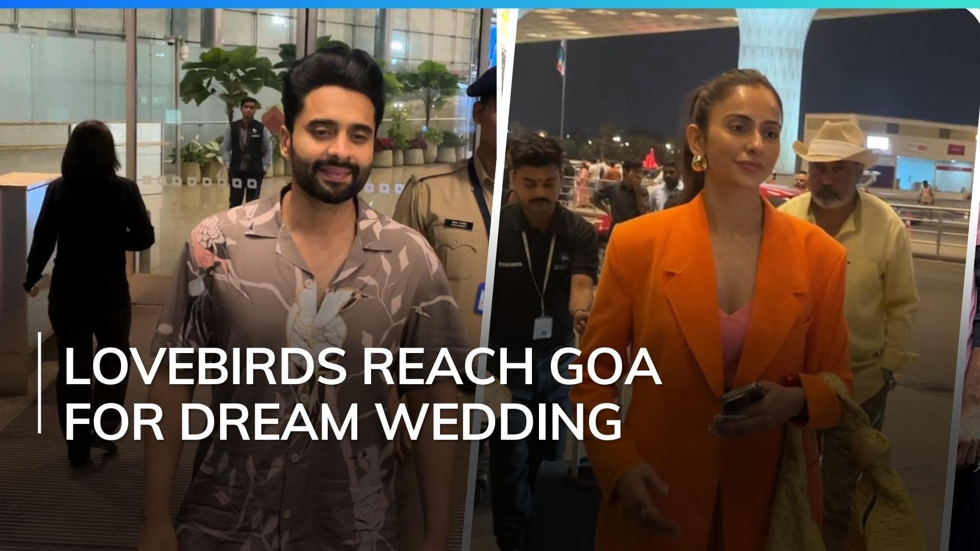 Rakul Preet Singh-Jackky Bhagnani touch down in Goa for their dreamy wedding 