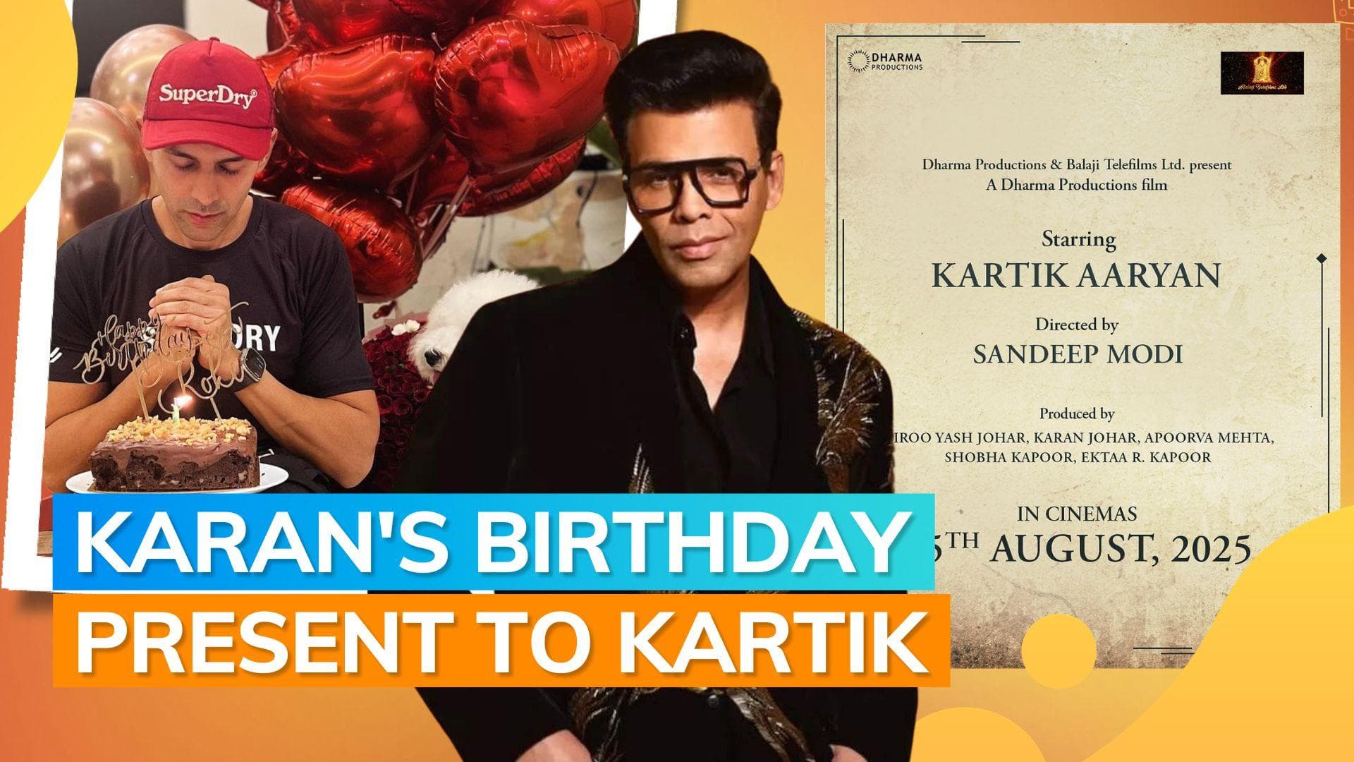 Kartik Aaryan and Karan Johar unite for a new film, squashing feud rumours post the 'Dostana 2' fiasco