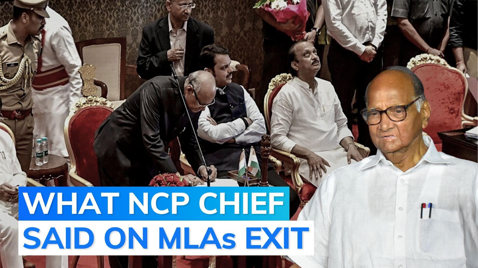 Sharad Pawar's veiled jibe at Ajit camp: 'some members left NCP due...'
