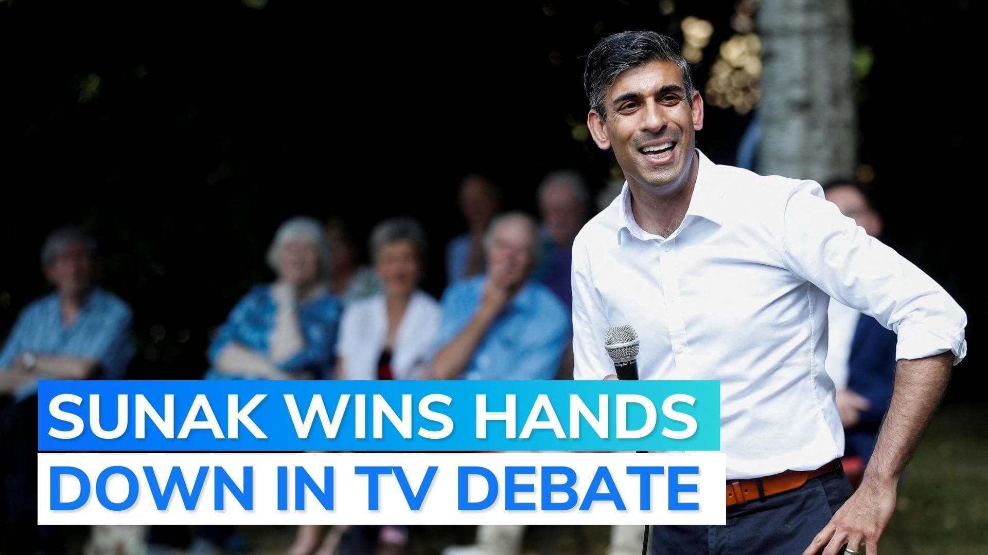 UK PM race: Rishi Sunak wins over voters in TV debate