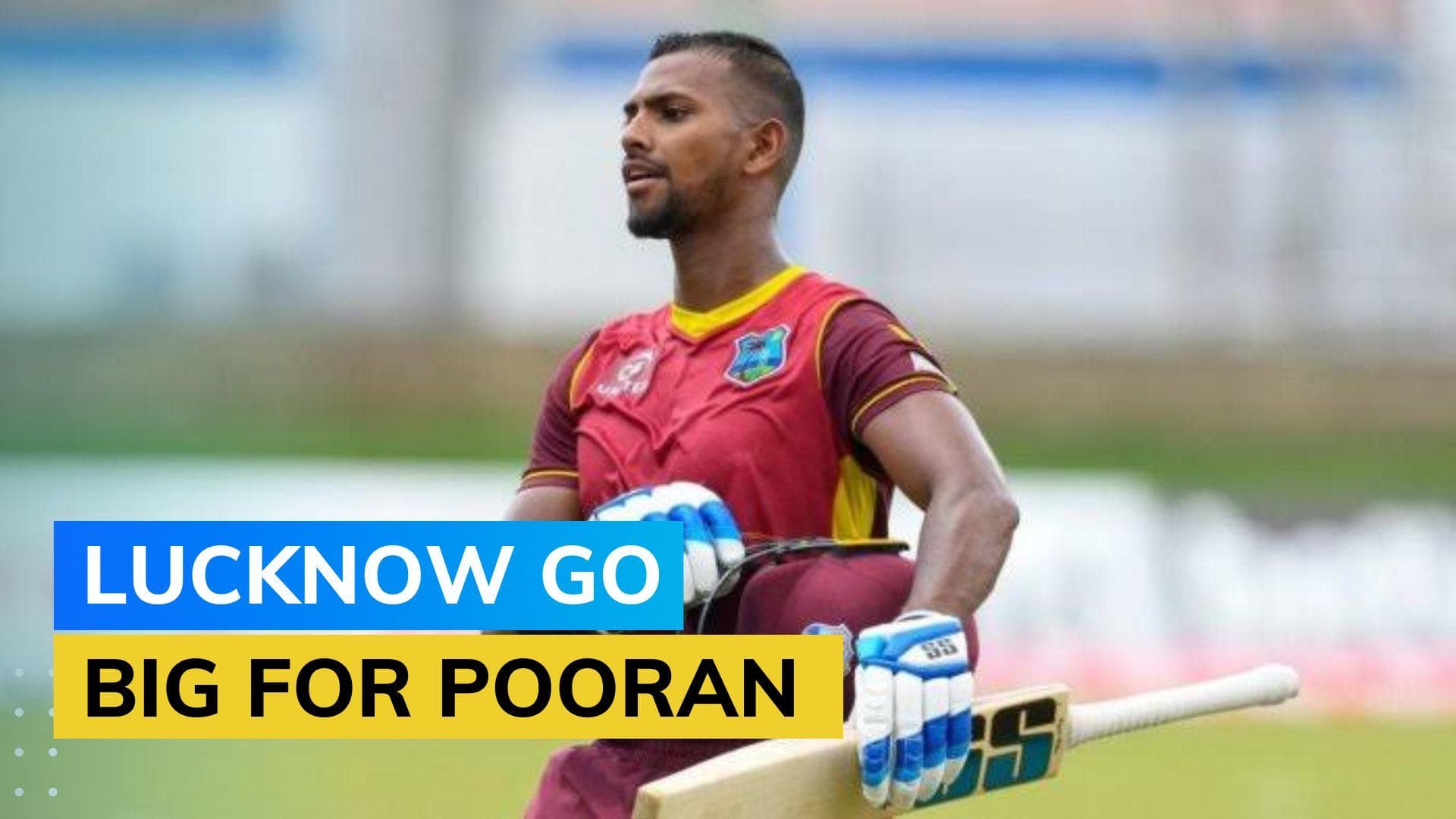 IPL 2023 Auction: Lucknow Super Giants buy Nicholas Pooran for ₹16 crore