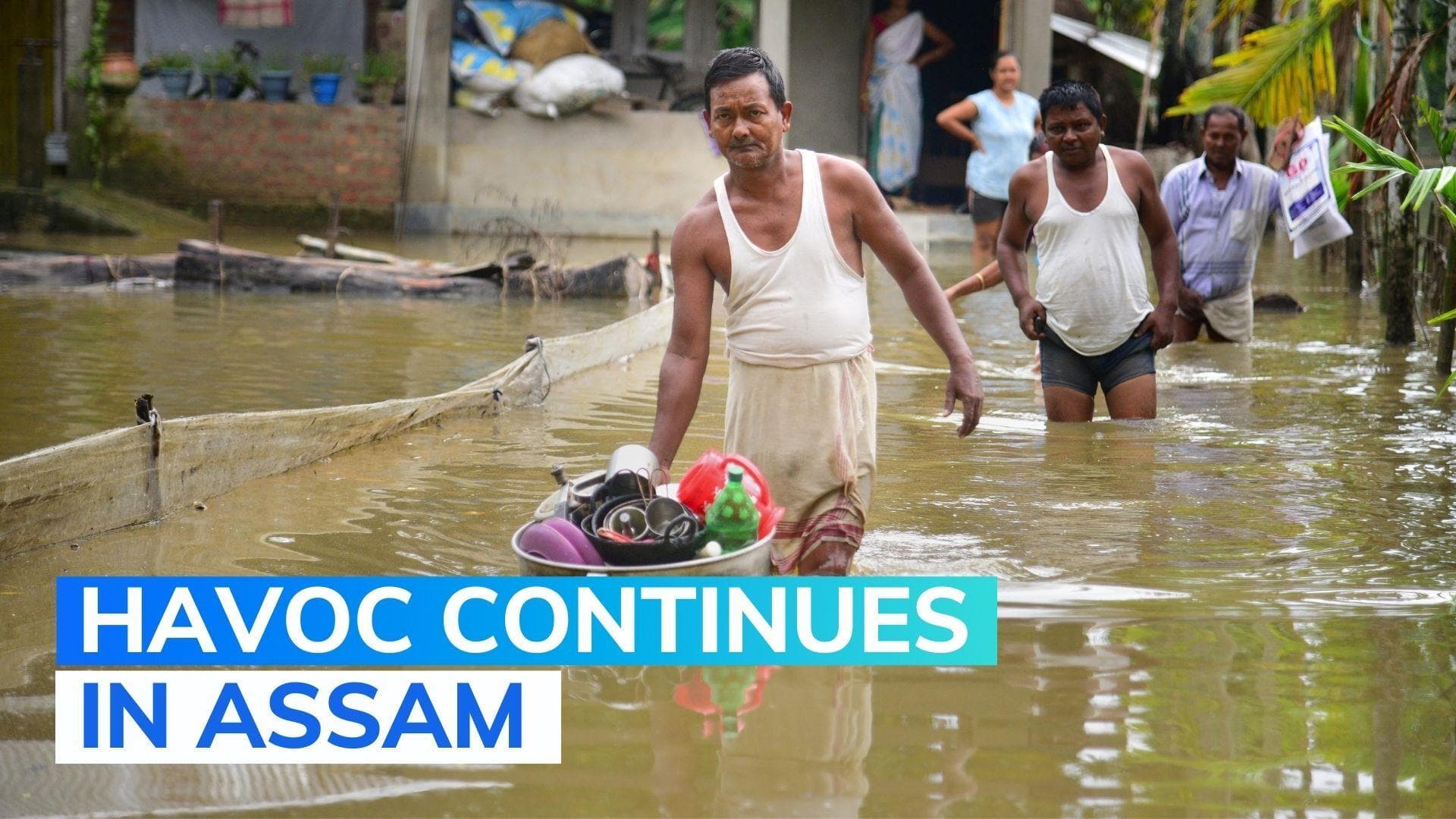 Assam flood situation turns grim with fresh rains; toll 62 for this year