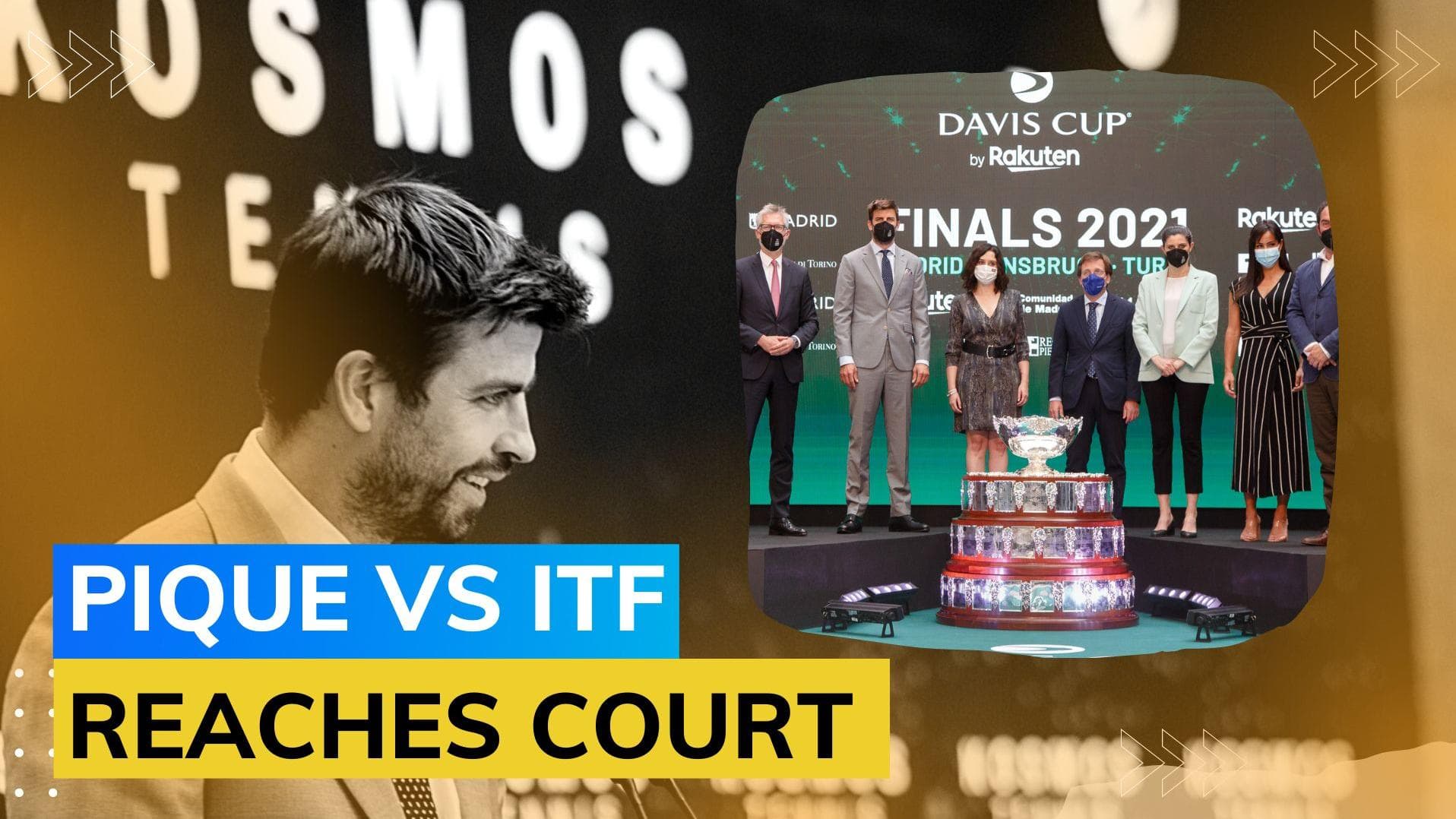  Gerard Pique's Kosmos group sues ITF over Davis Cup partnership