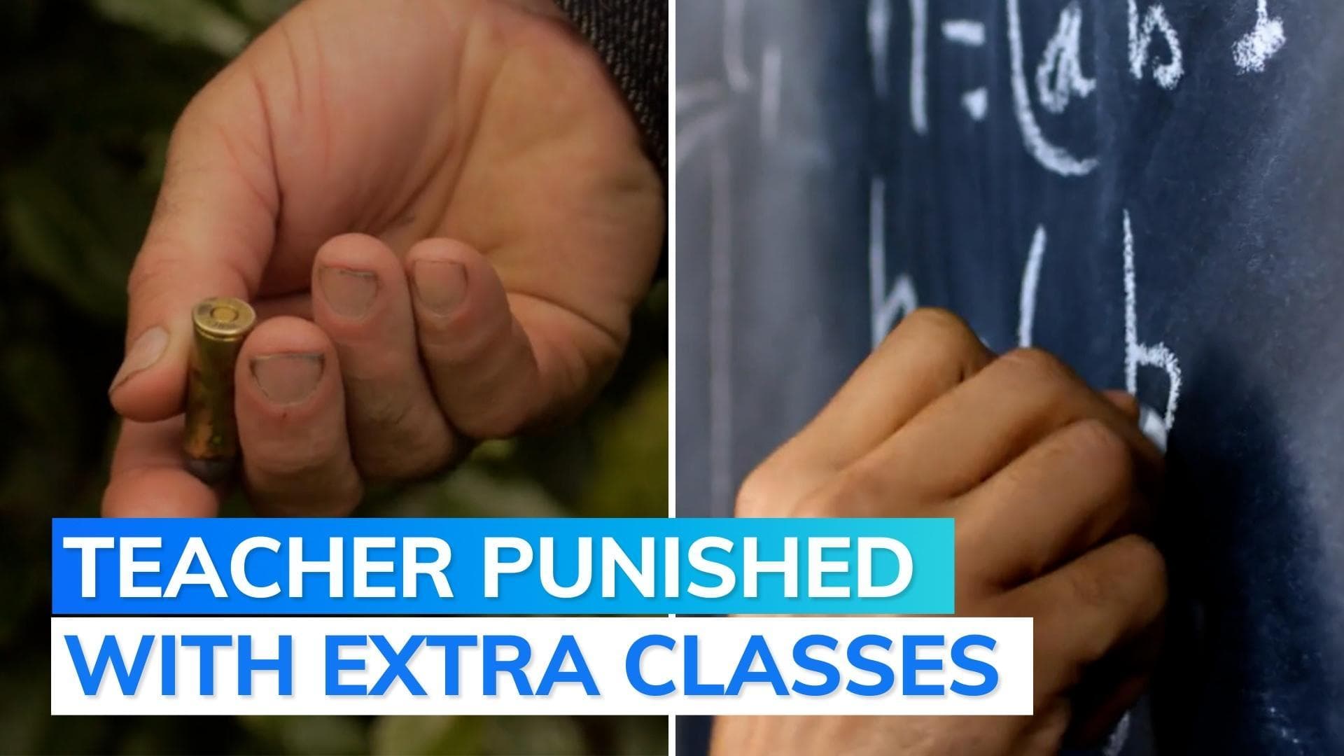 Bullet 'oversight' lands teacher in trouble, here's how he was punished