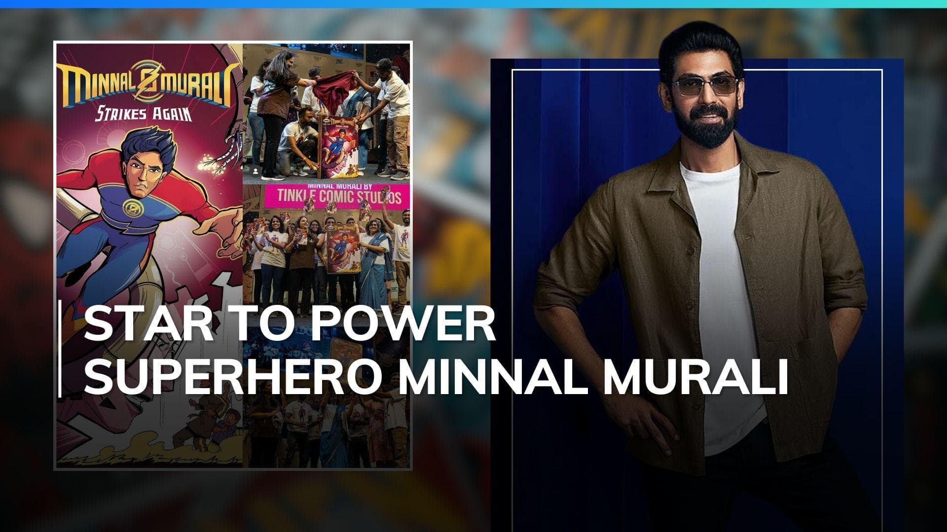 Rana Daggubati’s animation & VFX company joins hands with Tinkle comics for a superhero graphic novel 