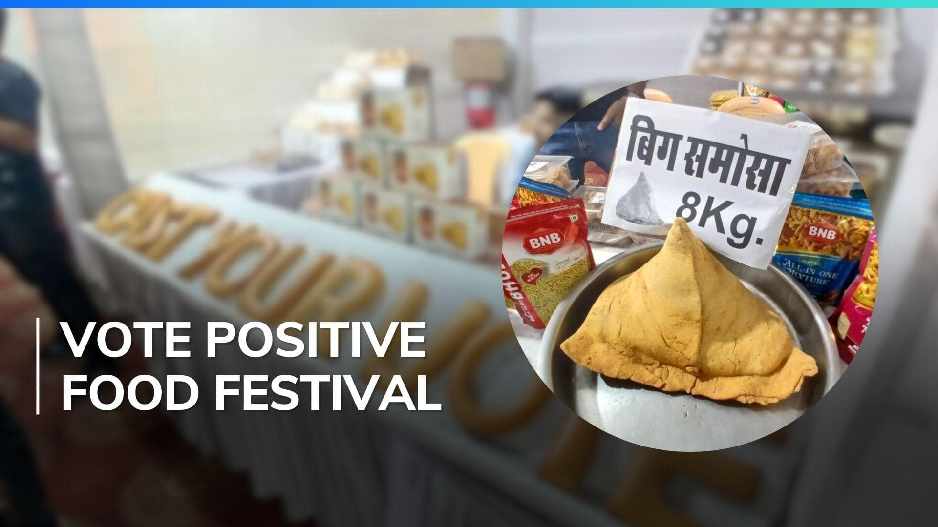 8 kg samosa, 30-inch papad: food carnival with 'must-vote' message in Bikaner