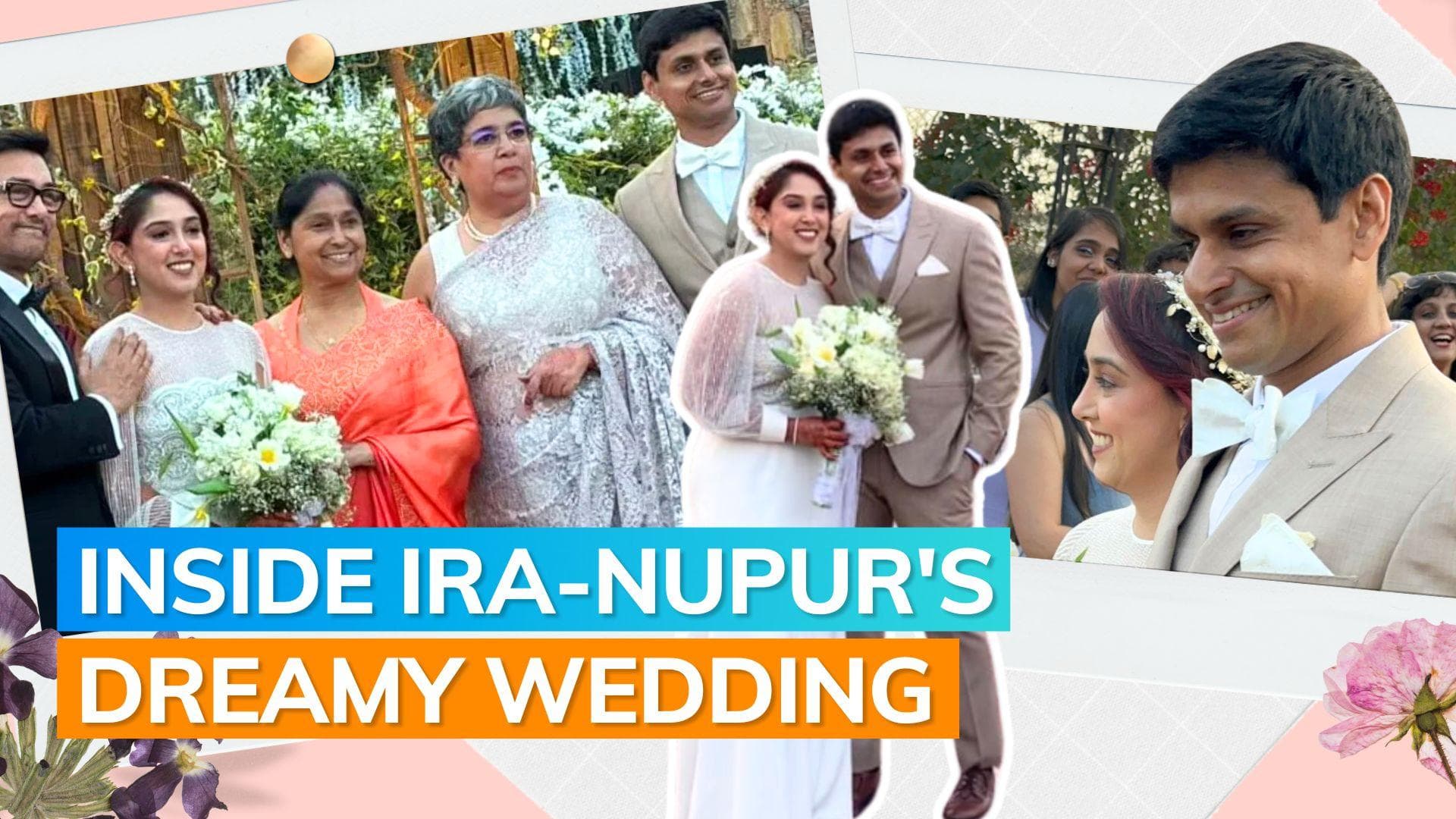 Ira Khan-Nupur Shikhare Udaipur wedding: Couple ties the knot in Christian-themed ceremony | watch