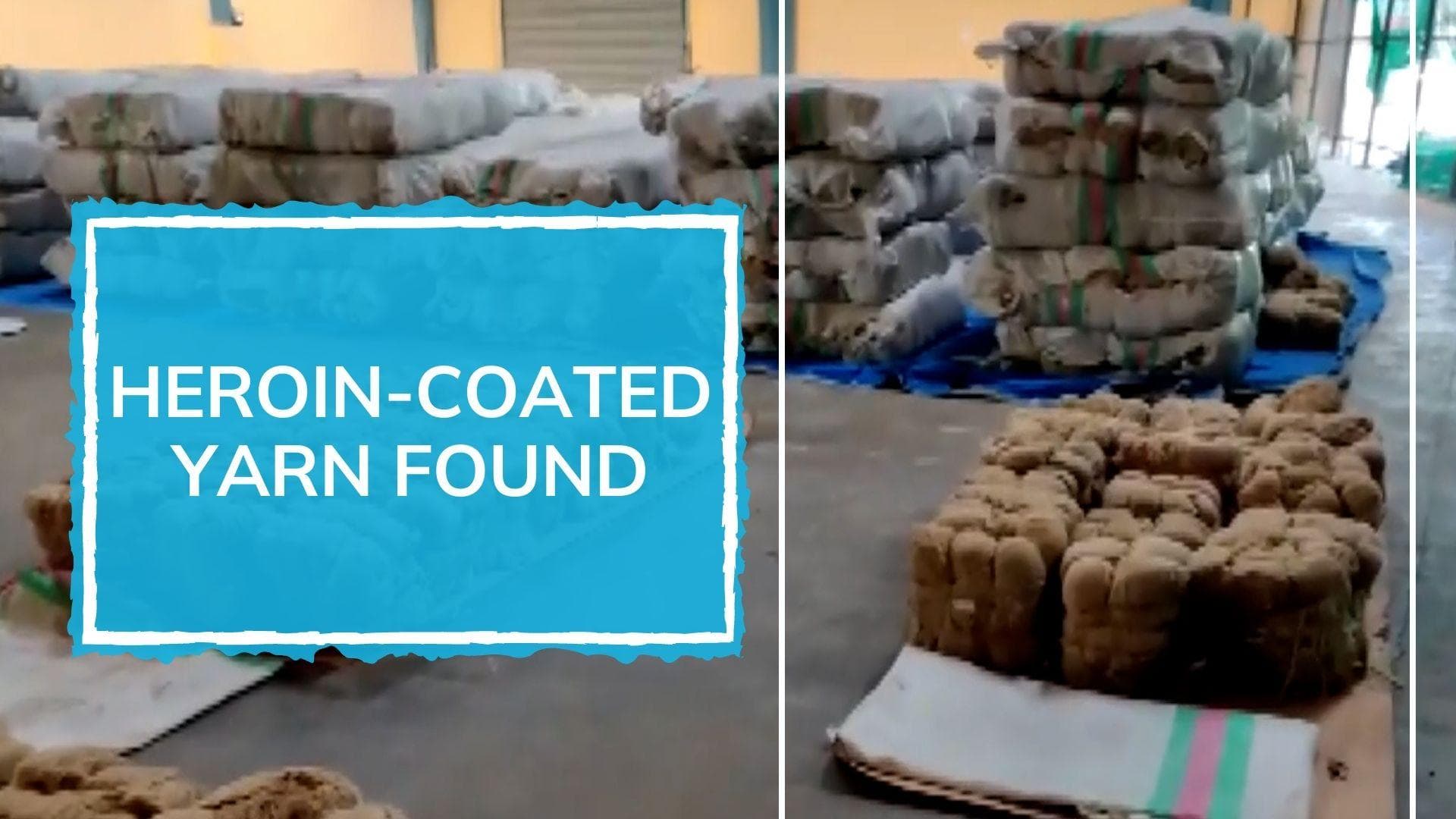 Gujarat drug bust: heroin-soaked threads worth Rs 450 crore recovered from Pipavav port