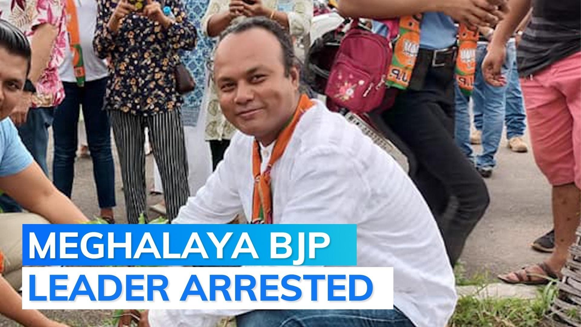 Meghalaya BJP leader accused of running a brothel arrested in UP